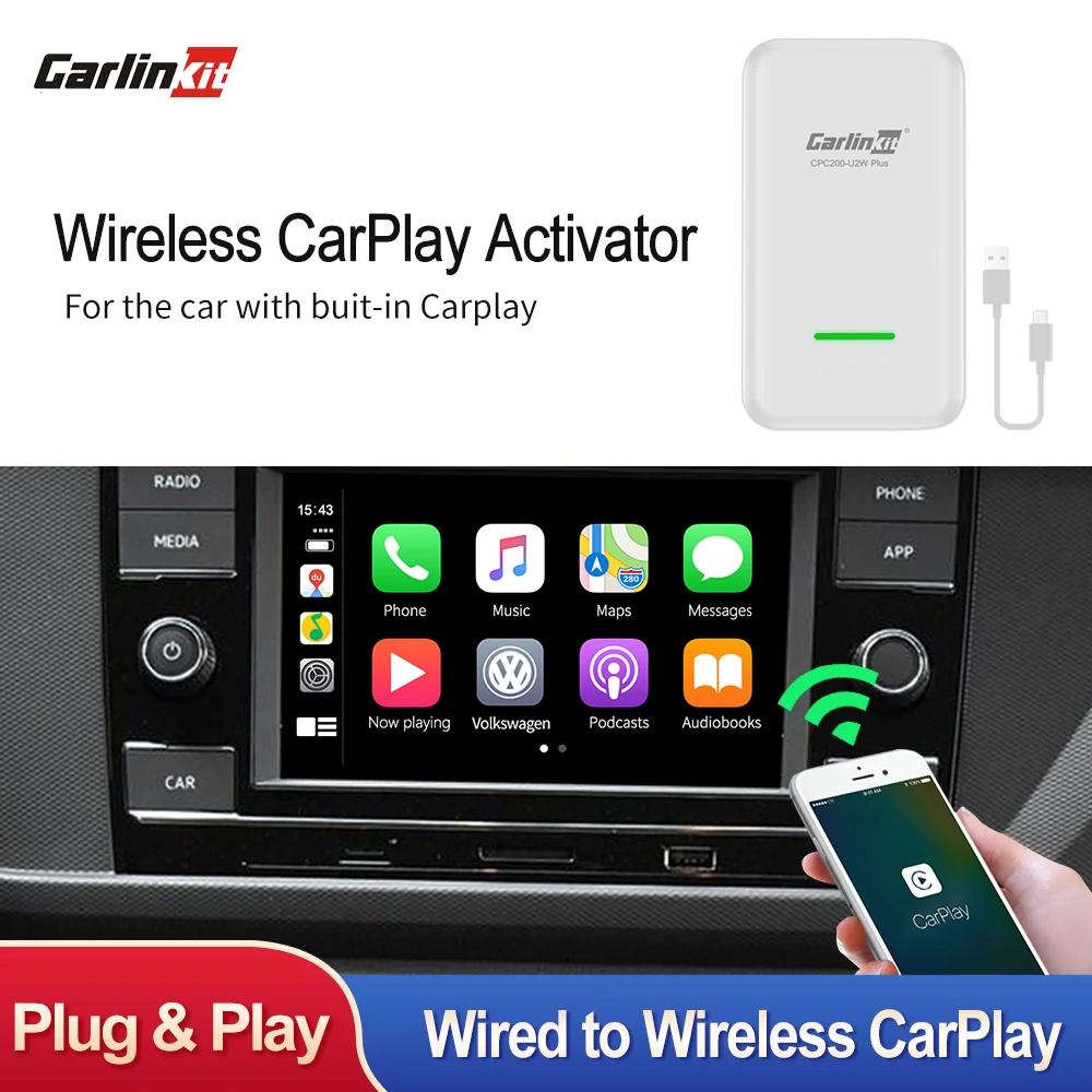 Carlinkit 2 0 Версия Carplay беспроводной адаптер для Benz A B C CLS E GLA GLE 2016 2020 оригинальный