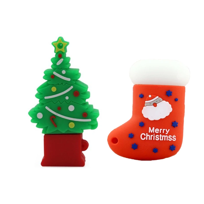 

USB flash drive 128gb full range of Christmas cartoon characters 4GB 8GB pendrive 16GB 32GB 64GB creative pen drive memory stick