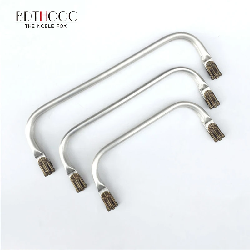 

10PCS 16-30cm Bag Frame For Purse Doctor Purse Frame Metal Aluminium Tube Frame Bag Handle Accessories Clutch Bag Parts 3 Colour