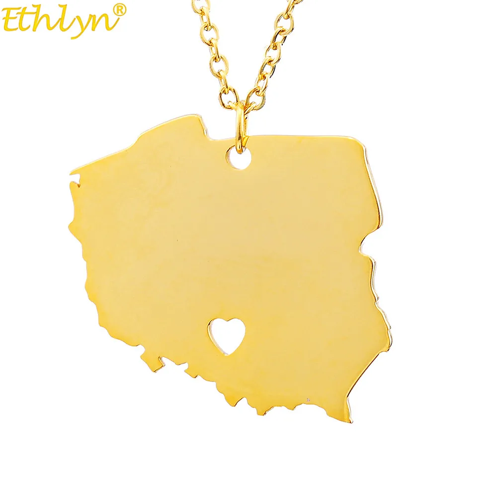 Ожерелье из нержавеющей стали Ethlyn подвески для женщин и мужчин повседневные