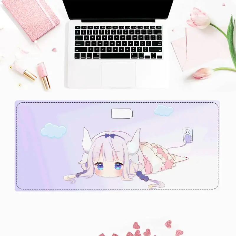 

Miss Kobayashi's Dragon Maid Kanna Kamui Gamer Speed Mice Retail Small Rubber Mousepad Rubber Computer Gaming Mousepad