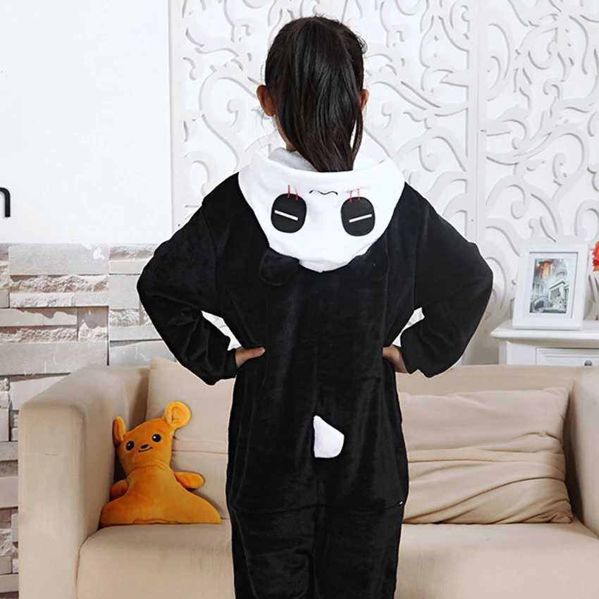 

Kids Onesies Hooded Pajamas Children Sleepwear Boys Girls Panda Animal Anime Pyjama Pijama Flannel Nightwear Clothes