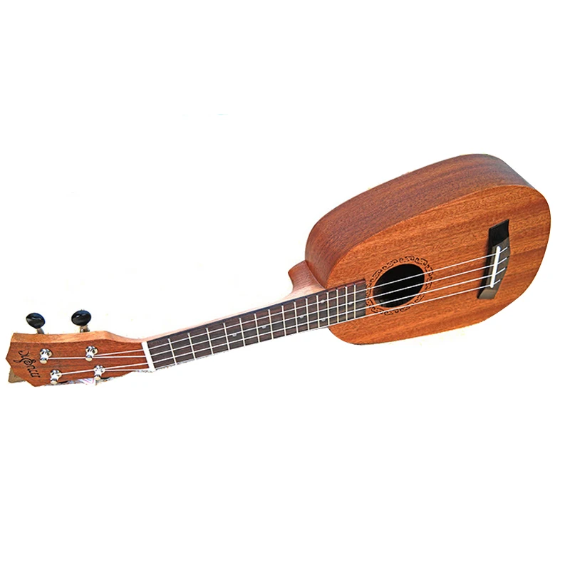 21 &quotминиатюрная гитара укулеле сопрано фирмы 15 лада ананас в форме Sapele Ukulele 4