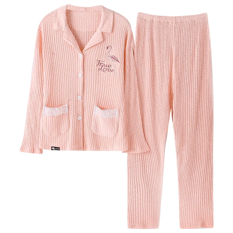 JULY'S SYJJF хлопковый пижамный комплект для женщин зимняя пижама из 2 предметов