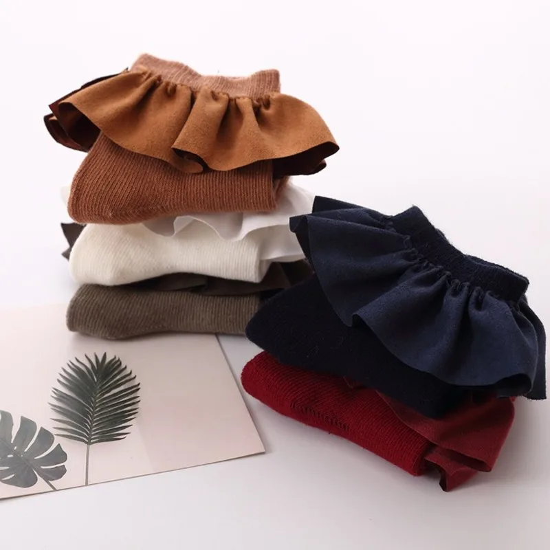 Однотонные хлопковые короткие носки для маленьких девочек 10 цветов|Носки| |