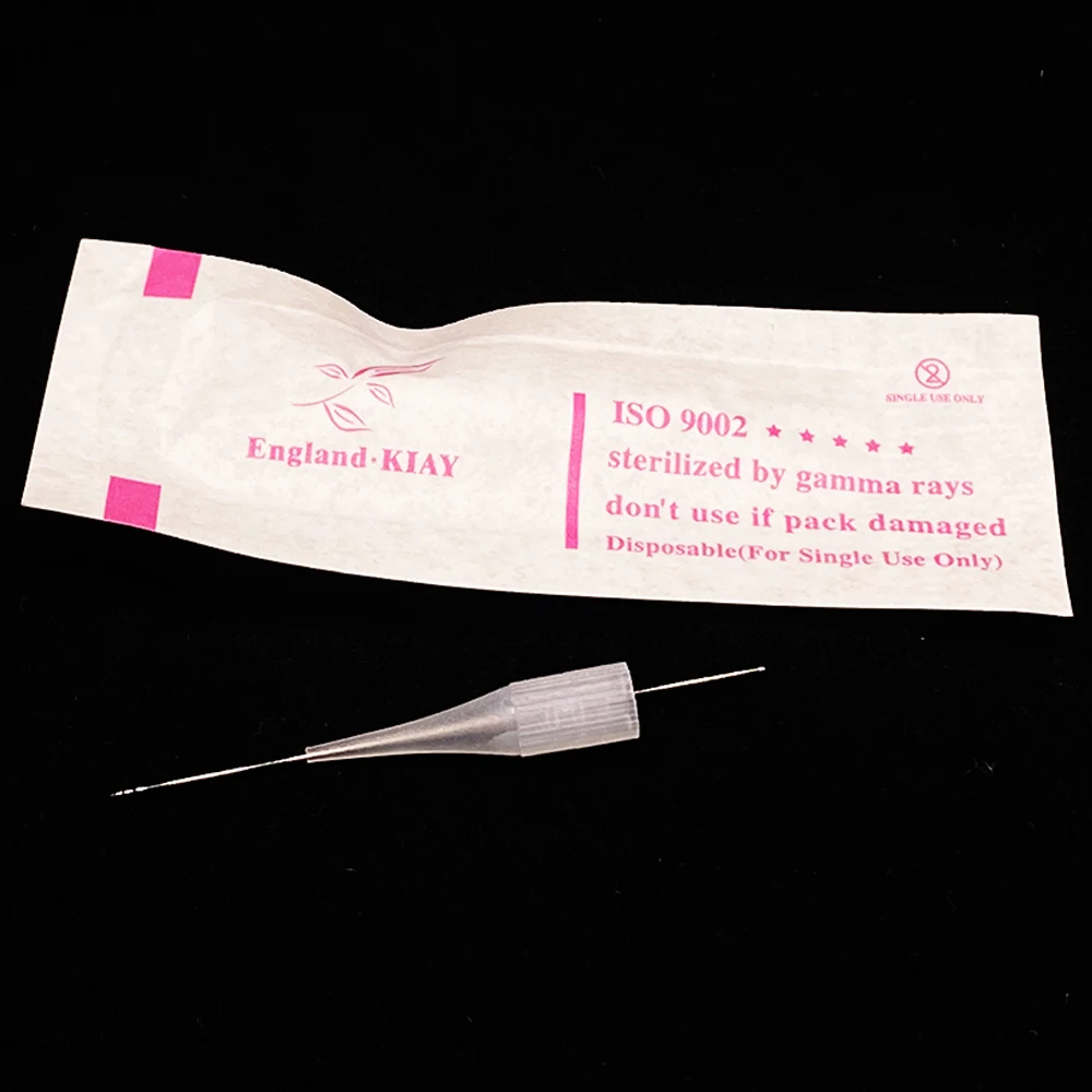 

50Pcs 1RL Needle Tips Disposable Sterilized Professional Tattoo needles for Permanent Makeup Eyebrow