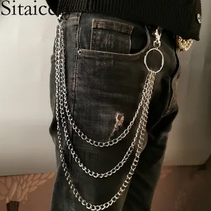 Punk Street Trouser Chain For Women Men Metal Wallet Belt Chain Hipster Key Chain Pant Keyring HipHo in USA (United States)