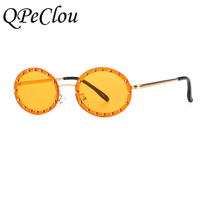 Новинка 2021 винтажные металлические солнцезащитные очки в стиле панк женские