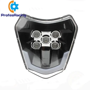 For EXC XC XCF XCW XCFW SX SXF SXS 125 150 250 350 450 530 690 Enduro Motorcycle LED Headlight Headlamp Lamp Light Wick