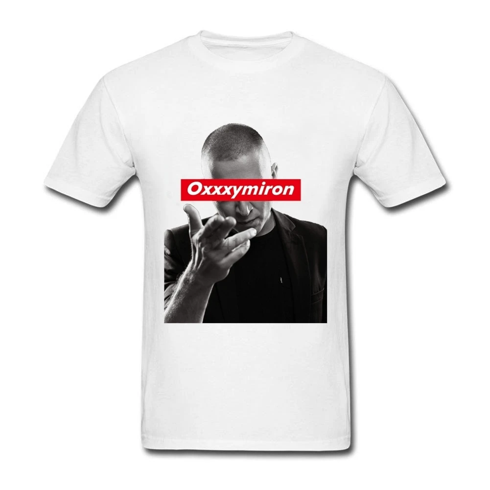 Мужские футболки Oxxxymiron футболка с изображением российского певица брендовые