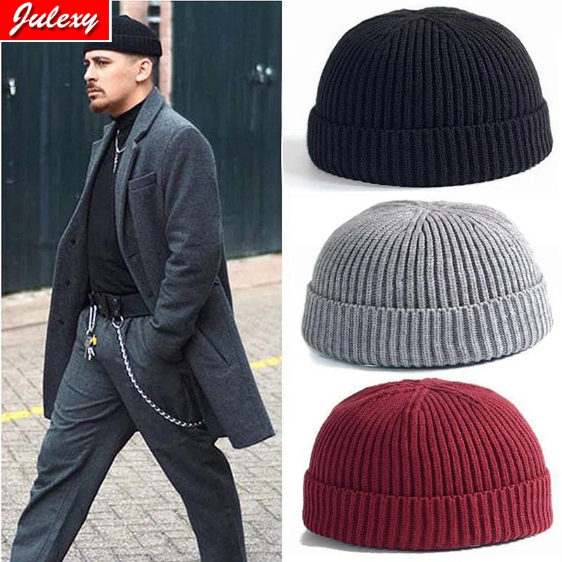 Трикотажные Шапки для Для женщин Череп Кепки мужская вязаная шапка зимняя обувь
