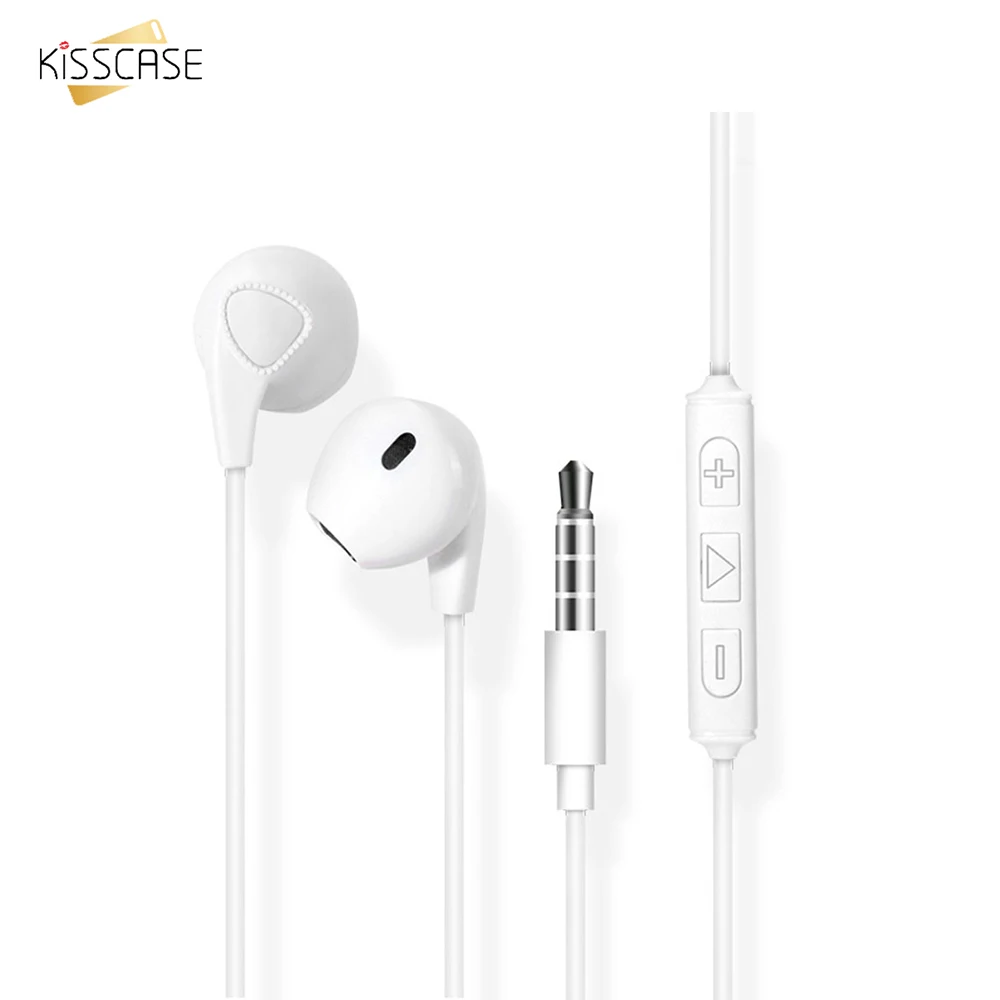 KISSCASE 3 5 мм In-ear проводной мобильный телефон гарнитура Универсальный Android смартфон