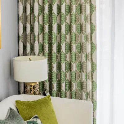 

Modern Curtains for Living Dining Room Bedroom Simple Curtains Polyester-cotton Printed Curtains Tulles Curtains Finished Custom