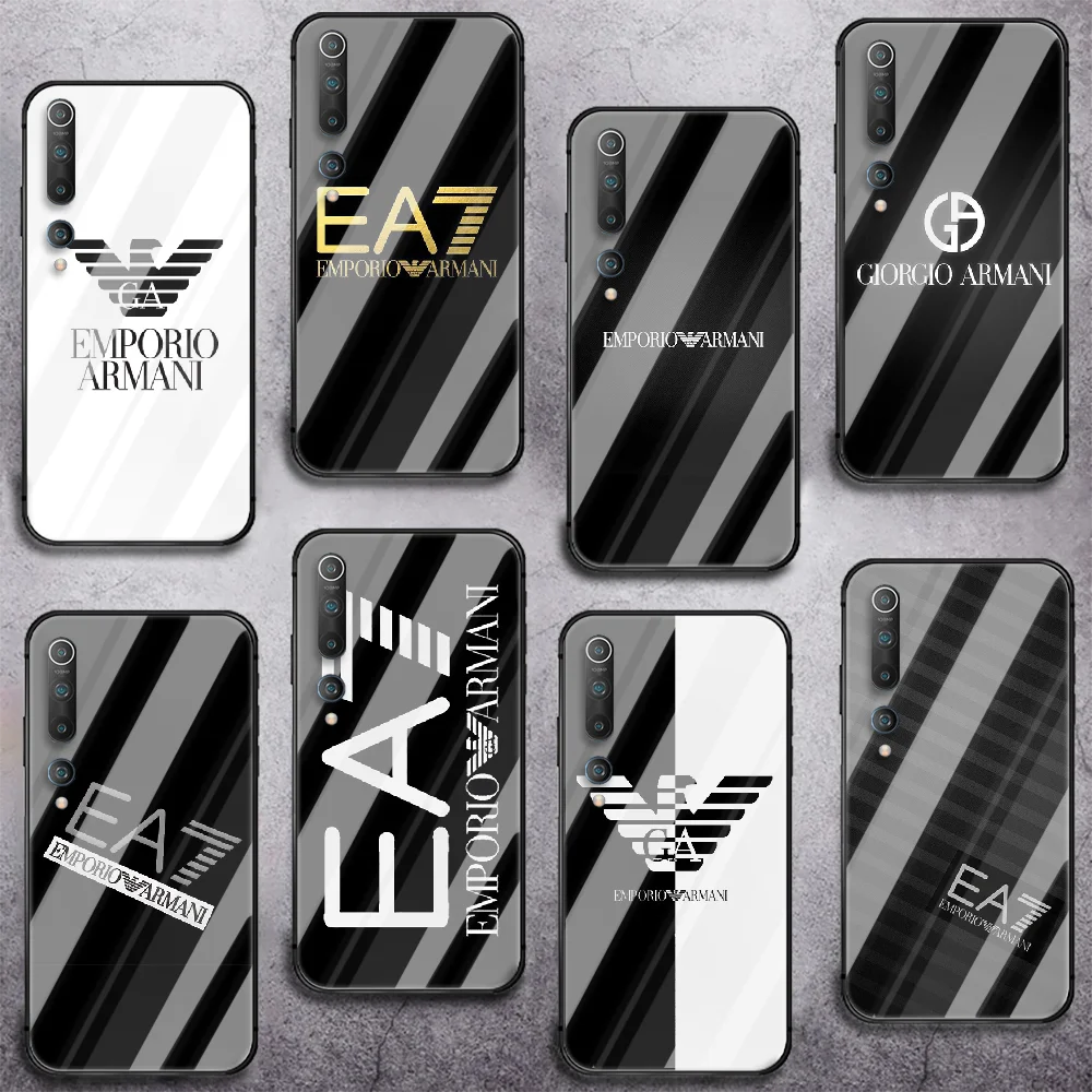 

Ltalian Luxury Brand Phone Tempered Glass Case Cover for Xiaomi Mi A MAX X POCO M Note 3 9 10 11 i T Pro Lite 3D Funda Back