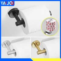 toilet paper holder stand stainless steel bathroom paper towel holder wall mounted black kitchen roll paper holder tissue rack