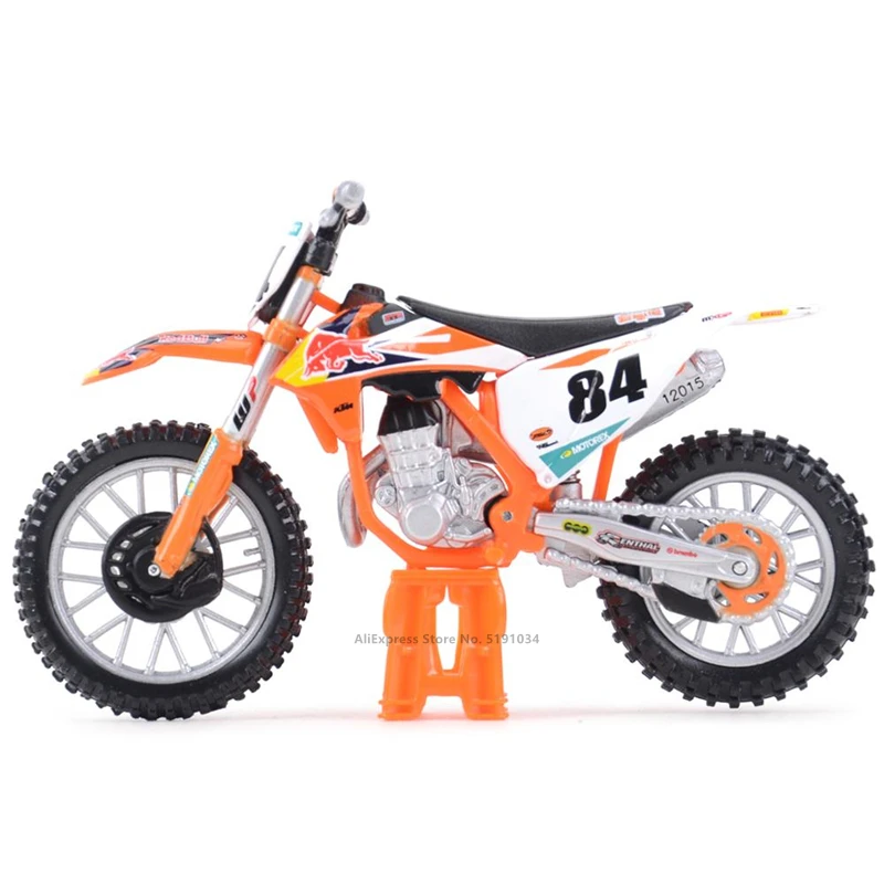 Bburago 1:18 горячие новые продукты KTM 450 SX-F 2018 оригинальная Авторизованная имитация