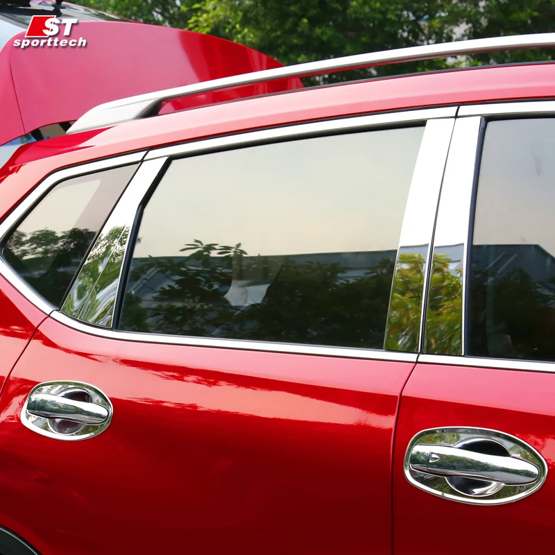 

for Nissan X-Trail X Trail 2014 2015 2016 2017 2018 2019 stainless steel Car door decoration bright strip Car-styling