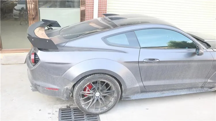 Заднее крыло автомобиля из углеродного волокна внешний спойлер для Ford Mustang GT500 2015