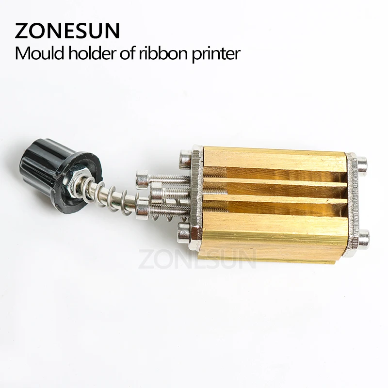 ZONESUN Mould holder of LT-50D ribbon printer coding device heat head stamping block letter die cave | Инструменты