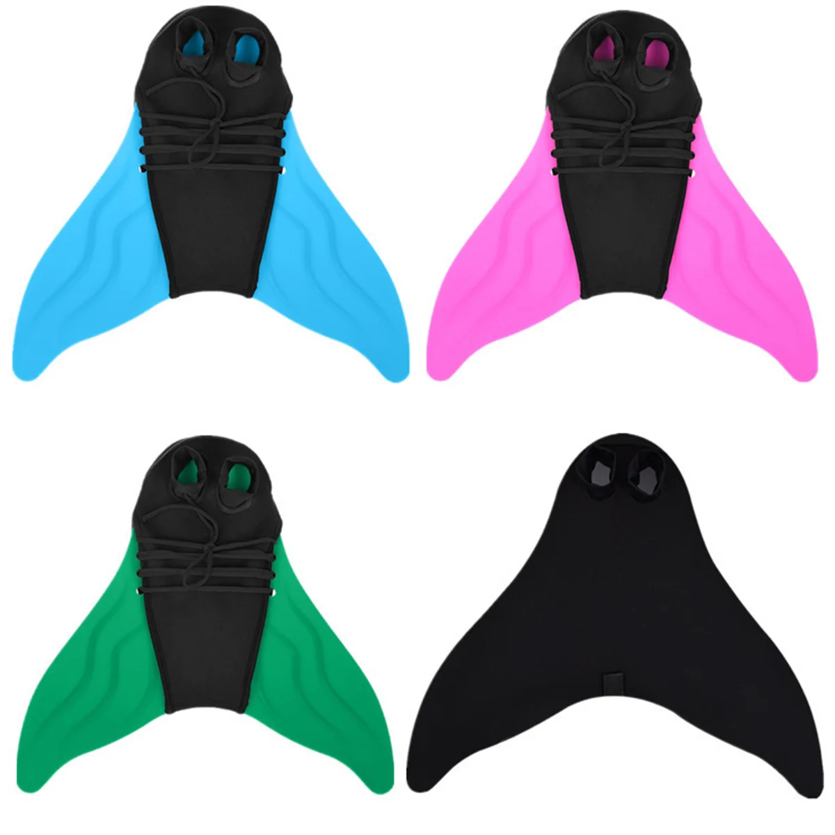 

Adult Swim Fins Children Training Flippers Kids Mermaid Swim Swimming Foot Flipper Diving Feet Tail Swimming Equipment