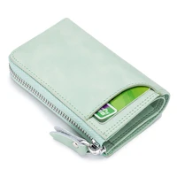 12pcs lot split leather multifunction key holder organizer creative key wallet unsex keychain zipper key case card bag