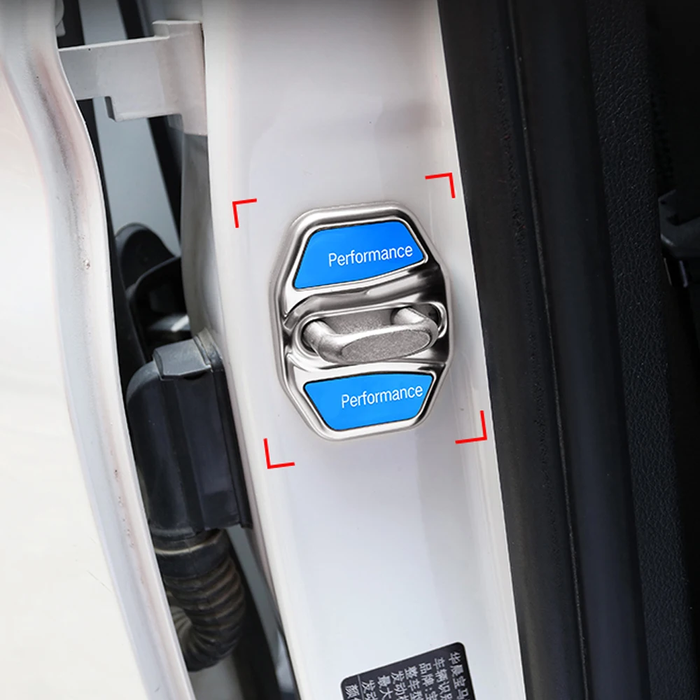Gelinsi For 2018 BMW X3 G01 Auto Car Door Lock Protective Cover Frame Trim Sticker Interior Parts Accessories | Автомобили и