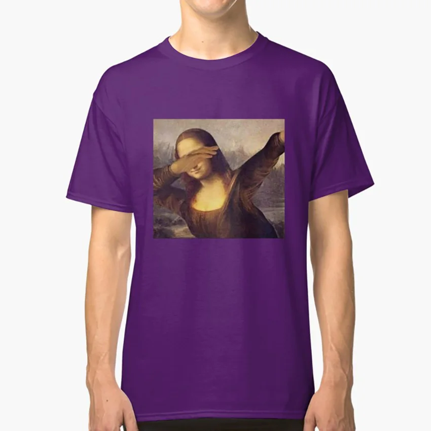 Фиолетовый Mona lisa, футболка для вытирания, mona lisa, начесывание, monalisa mona lisa dab, наклейки dab, футболки, толстовка, на которой изображено движение Дэб, dab, ipjone - Цвет: Фиолетовый