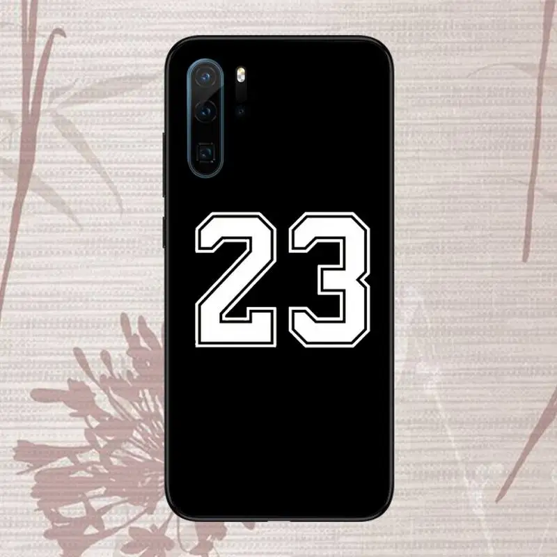 

Black Number lucky Phone Case For Huawei honor Mate P 9 10 20 30 40 Pro 10i 7 8 a x Lite nova 5t