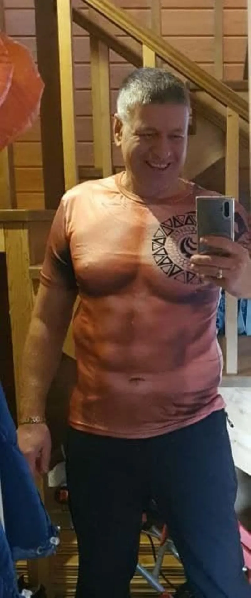 

New Features For 2021! Harajuku Men'S T-Shirt With Fun 3D Design, Nude, Chest And Skin Muscles