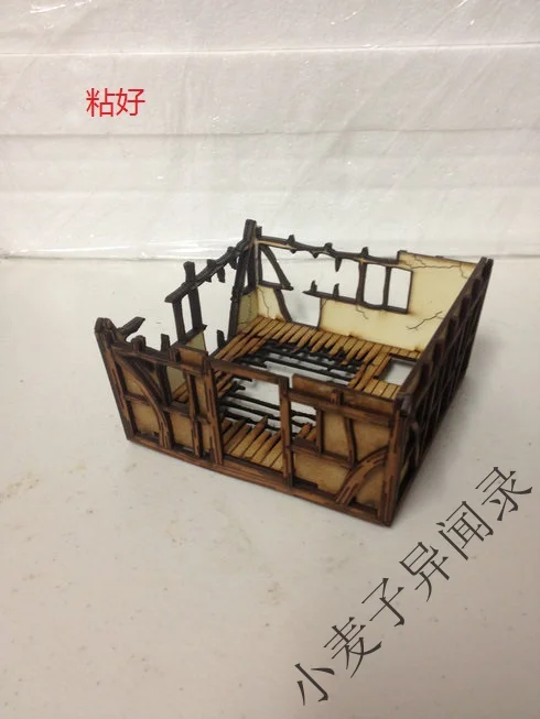 3 этажный дом Gloomhaven церковная война настольные игры молоток PP Infinity TRPG настольная панель RPG лазерная резка липа деревянная