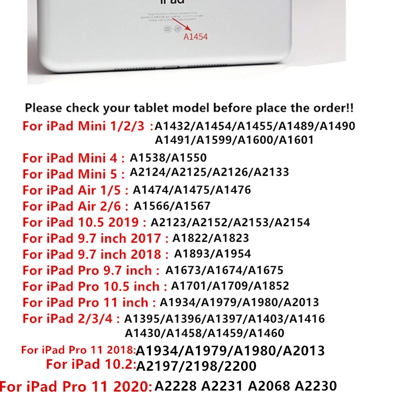 Чехол Funda для iPad Pro 11 2020 мягкий умный чехол из ТПУ с функцией сна и подставкой 10 2 9 7