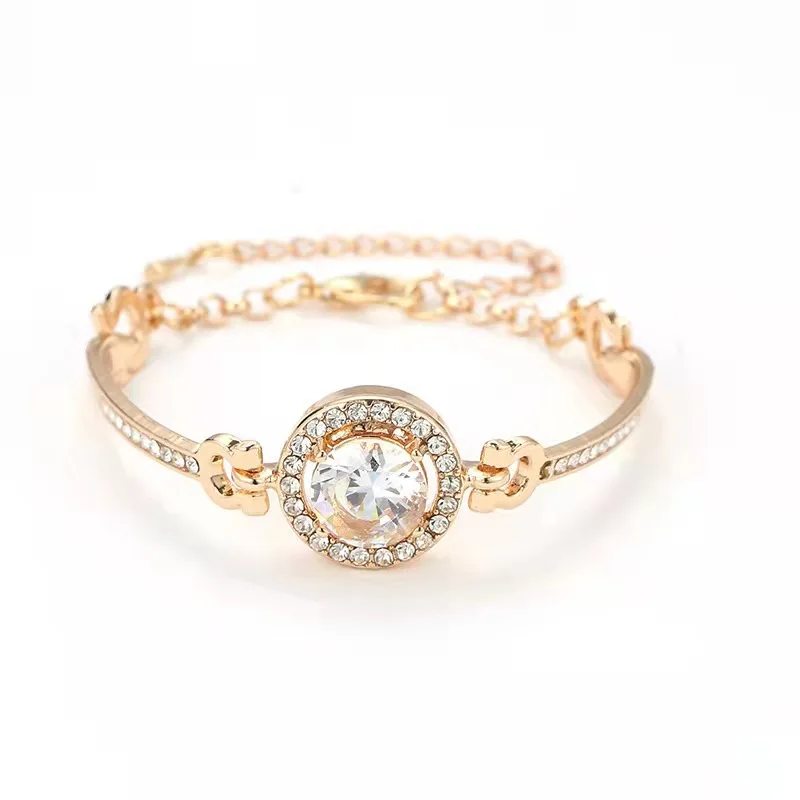

Europe and The United States fashion hot selling hand ornaments lady joker bracelet simple temperament flash diamond bracelet