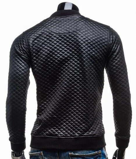 Zogaa мужские кожаные куртки тонкая сетка Толстая Повседневная стойка воротник