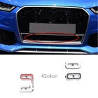 3d-наклейка на переднюю решетку автомобиля из АБС-пластика, декоративная наклейка для Audi значок Quattro A3 A4 A5 A6 A7 A8 Q3 Q5 Q7 S3 S4 S5 S6 RS3 RS4