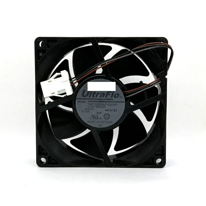 Новый оригинальный телефон, 12 В постоянного тока, 0,18 А, 92x92x25 мм, 3 линии, для охлаждающего вентилятора проектора