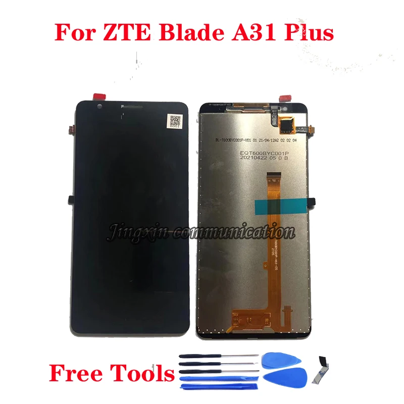 

6,0 "оригинальный для ZTE Blade A31 Plus ЖК-дисплей кодирующий преобразователь сенсорного экрана в сборе ZTE Смартфон a31 plus комплект для ремонта экрана