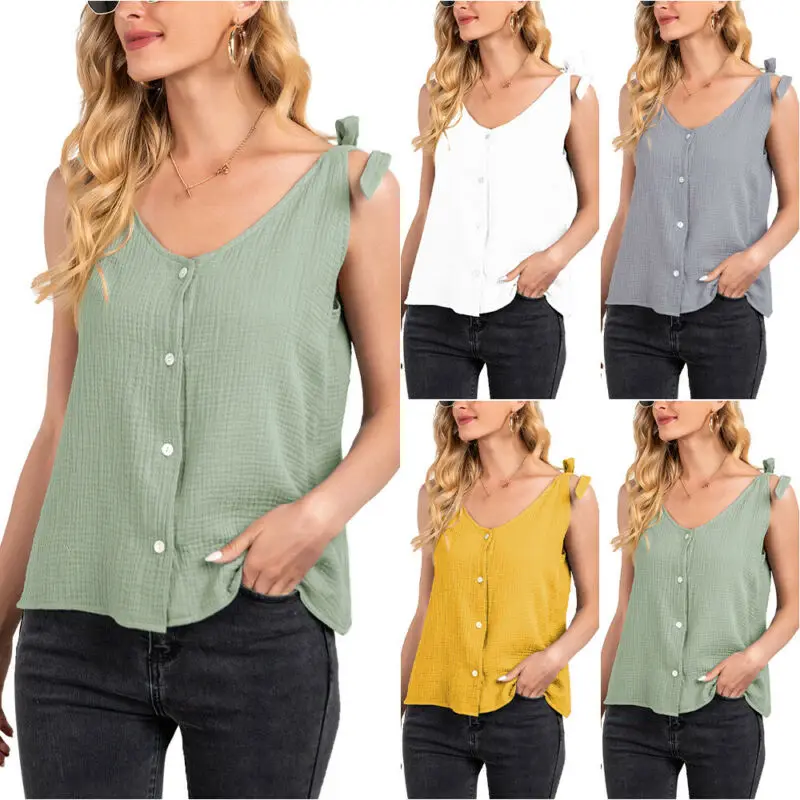 

Женская крутая одежда, простой жилет без рукавов с V-образным вырезом, топы, летняя коллекция 2021, модный жилет для отды