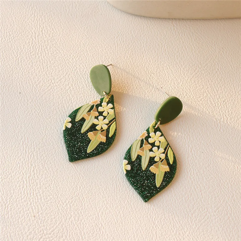 Женские серьги-подвески AOMU нестандартной геометрической формы Круглые