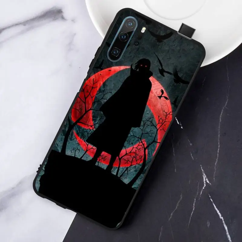 

Naruto akatsuki Itachi Uchiha anime Phone Case For Huawei honor Mate P 10 20 30 40 Pro 10i 9 10 20 8 x Lite