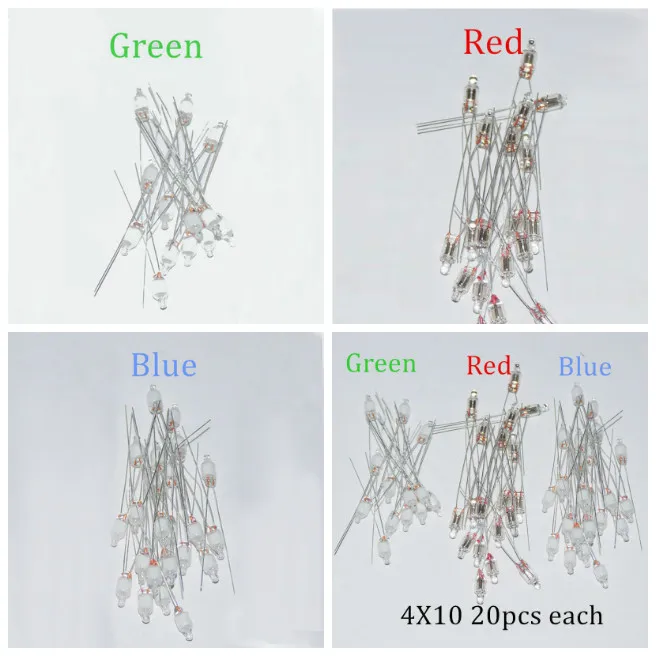 

20pcs Neon Bulb Indicator Lamps 4mm Red Neon Light Sign 4*10mm Resistance Neon-Light Lampada for 220V
