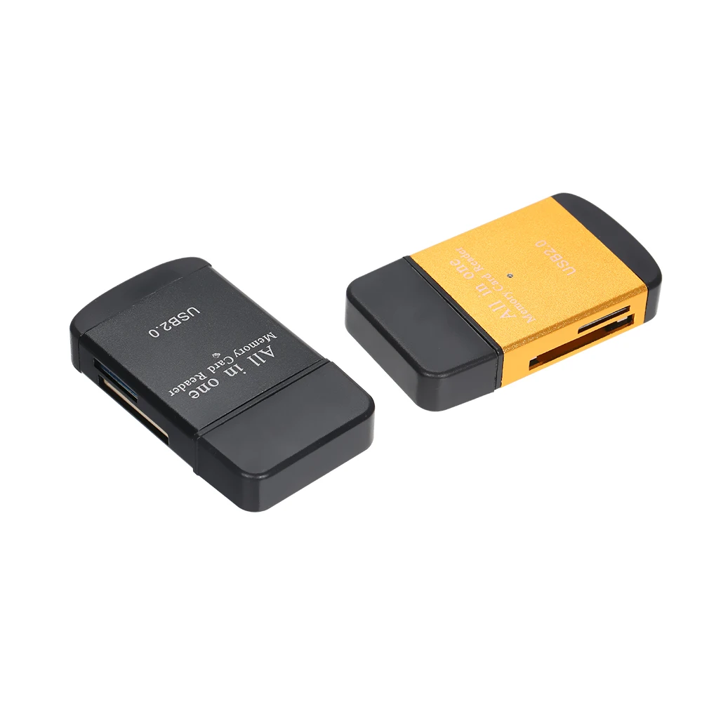 Все в одном кардридер USB 2 0 с MS TF для ПК (Золотой)|Сетевые хранилища| |
