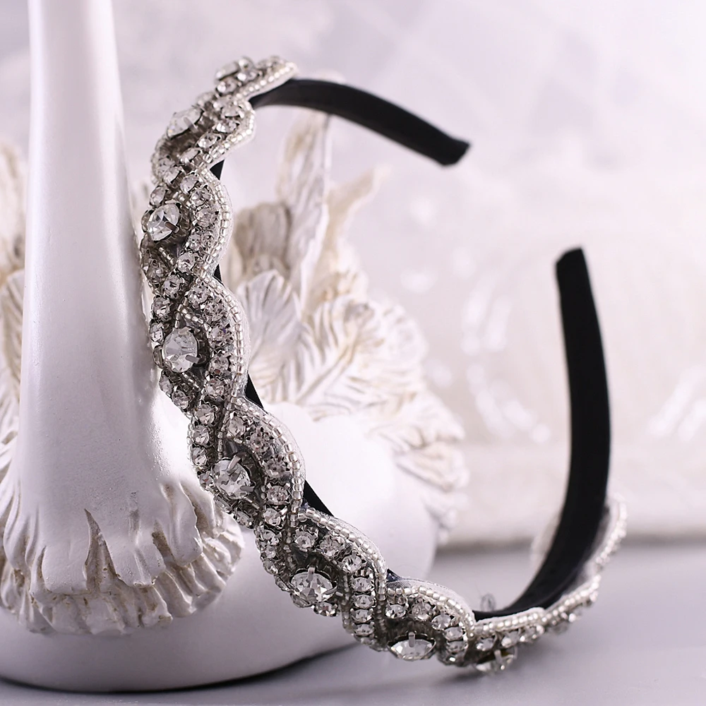 Стриксы S28 FG Стразы невесты свадебные аксессуары для волос тиара свадебное