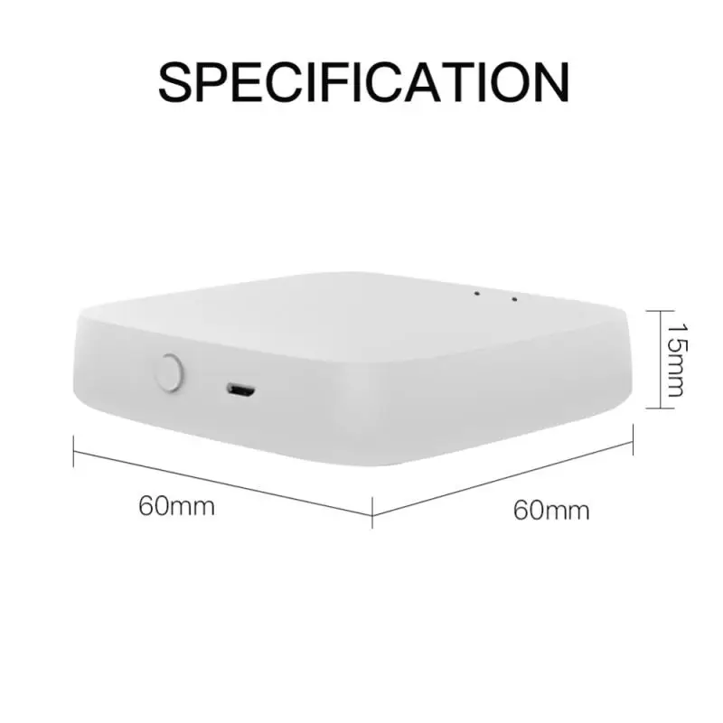 Aubess Tuya Zigbee Multi-mode Gateway Bluetooth-compatible Smart Hub Wireless/Wired APP Remote Control |