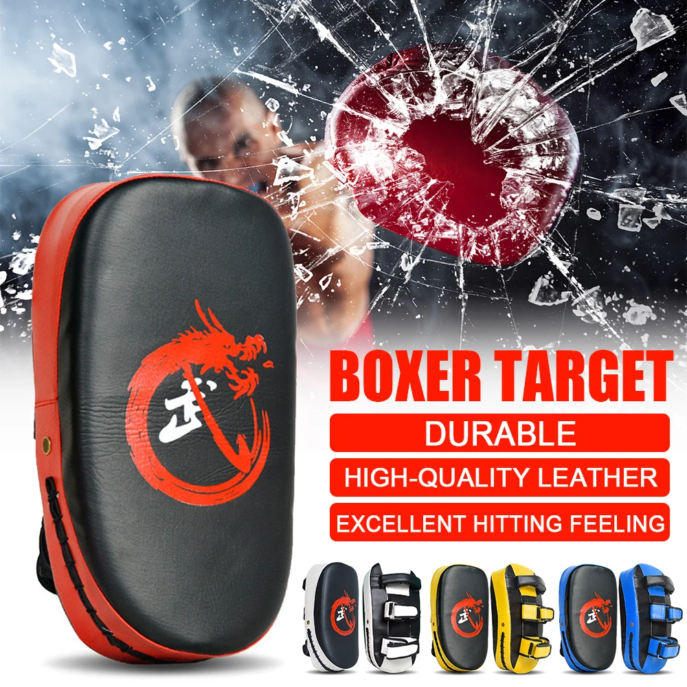 

1PCS Punching Bag Boxing Pad Sand Bag Fitness Taekwondo MMA Hand Kicking Pad PU Leather Training Gear Muay Thai Foot Target