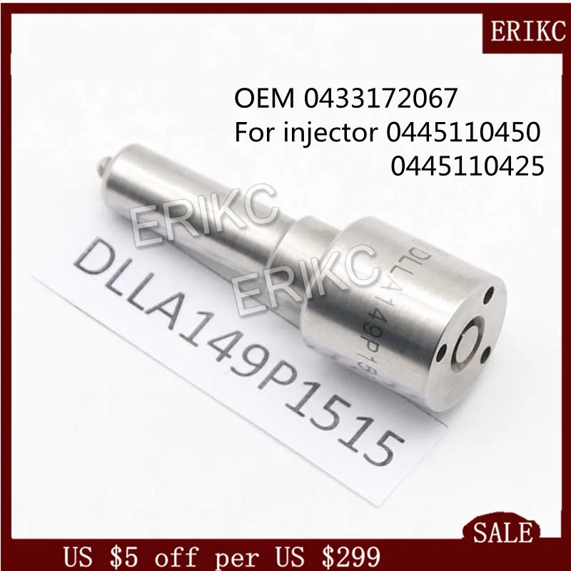 

ERIKC DLLA 150 P 1744 DLLA150P1744 OEM 0433172067 Автозапчасти для BOSCH 0445110450/0445110425