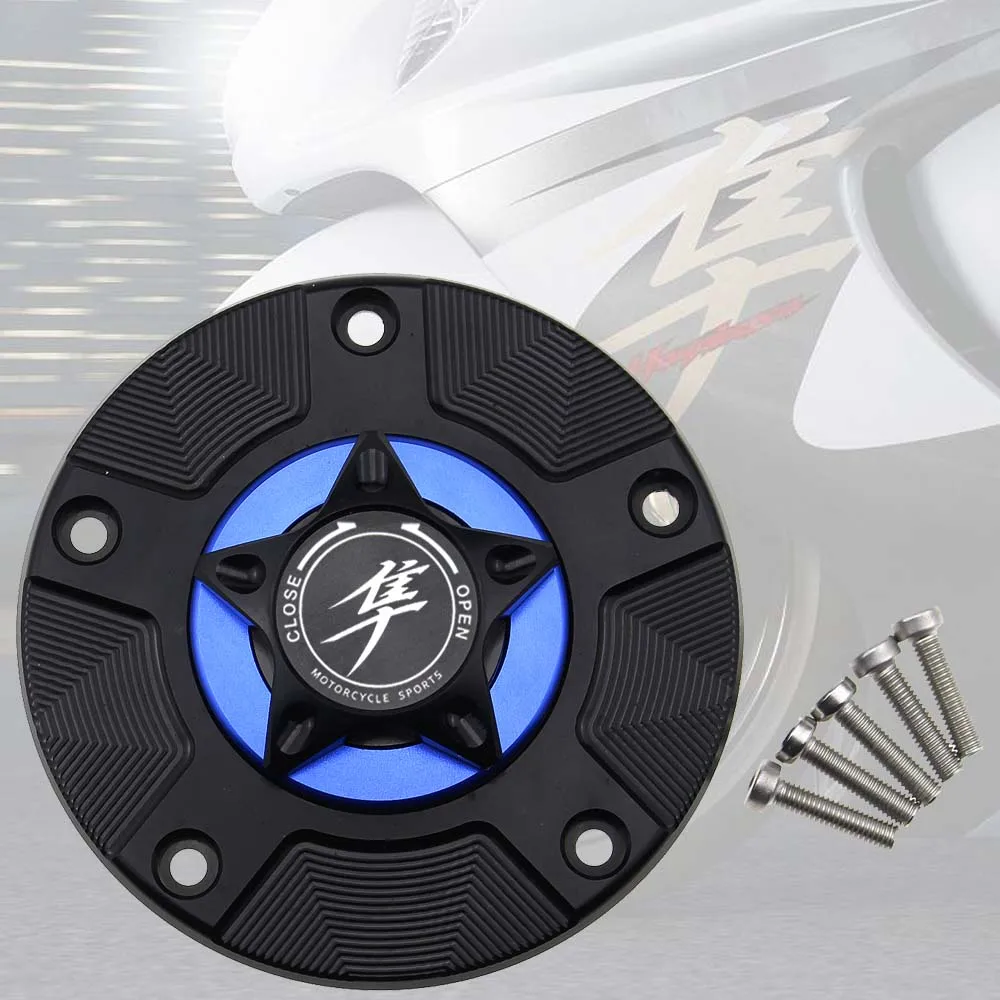 

GSX 1300R GSX1300 R крышка бензобака для SUZUKI GSX1300R HAYABUSA 2008-2020 БЫСТРОРАЗЪЕМНАЯ Крышка для мотоцикла CNC
