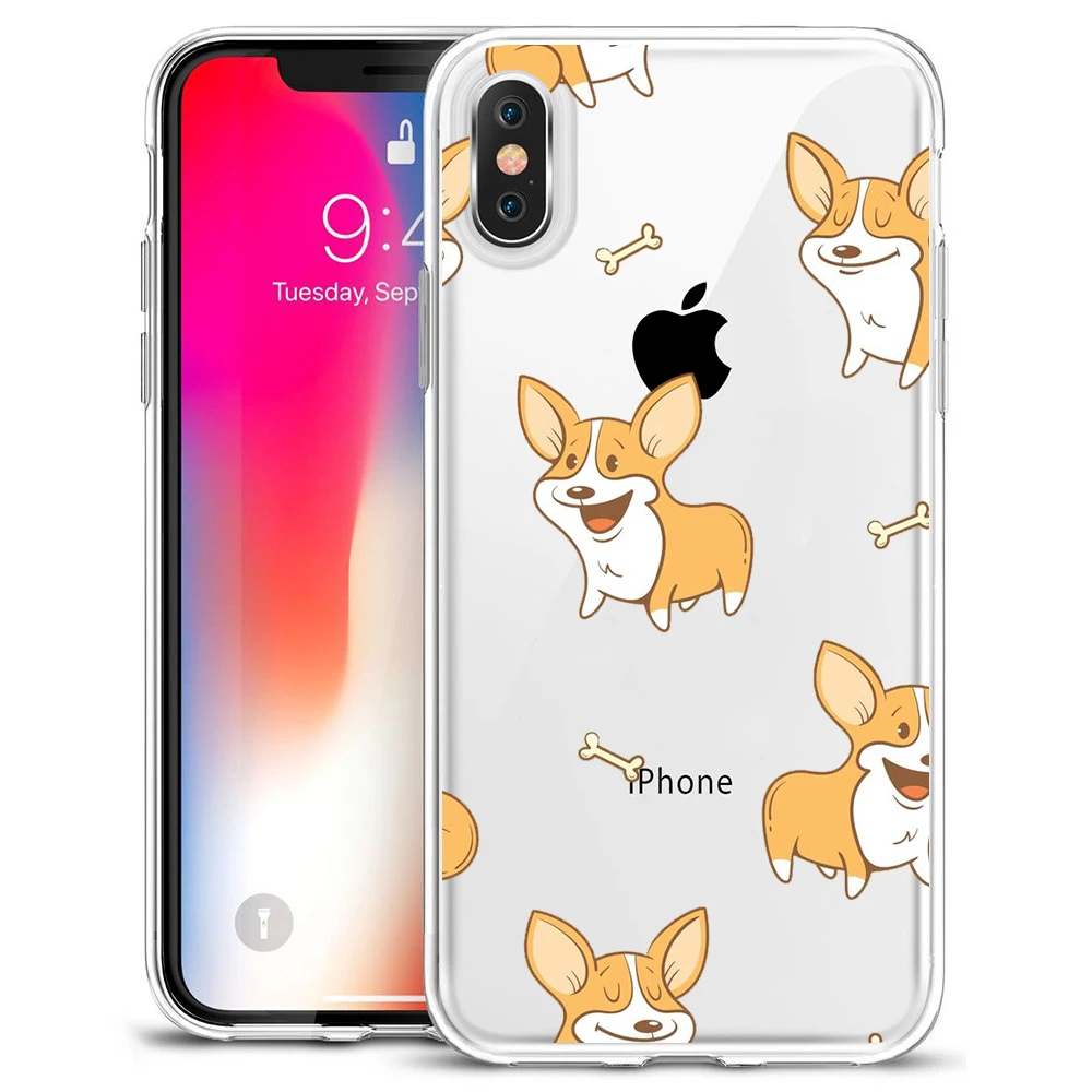 Прозрачный чехол для iPhone 11 Pro max XS Max X XR мягкий 6 6S 7 8 Plus с изображением милых кошек и