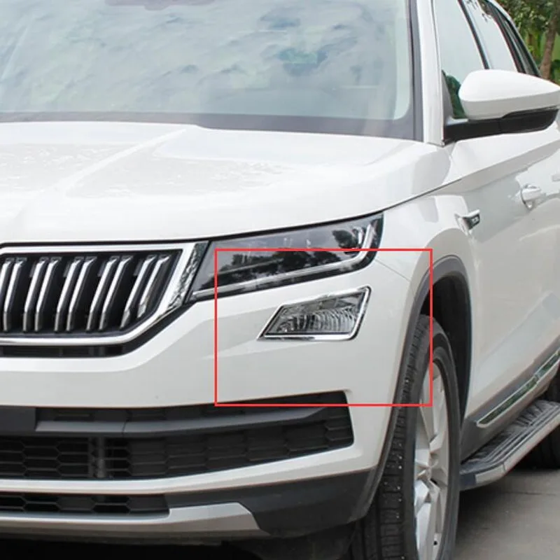Tonlinker наклейка на крышку для SKODA KODIAQ 2017-18 автомобильный Стайлинг 2 шт. ABS Хром