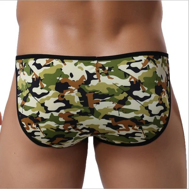 Мужское камуфляжное нижнее белье мужское бикини трусы сексуальное для мужчин