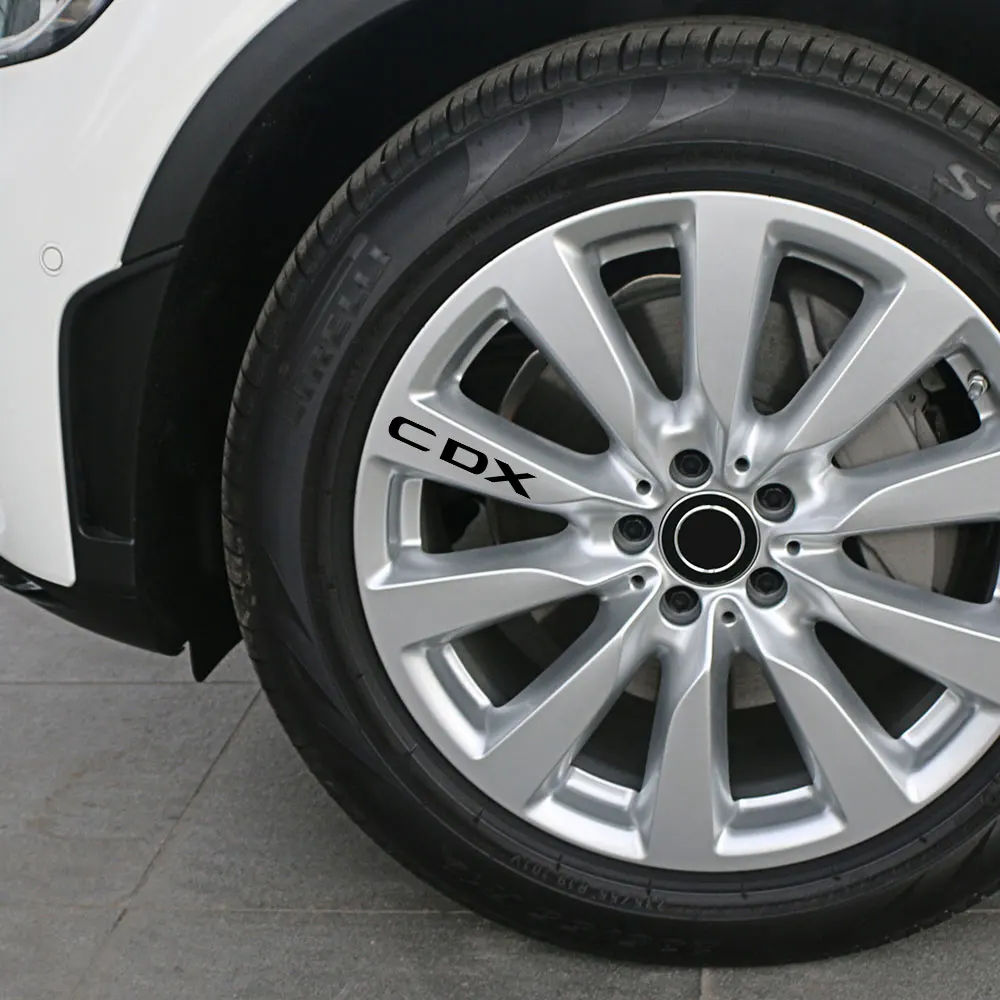4 шт. автомобиль наклейка на обод колеса для Acura MDX ILX RDX TLX RL RLX TL TLX-L TSX ZDX Range Rover Sport